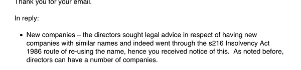 Job offer withdrawn - continued...