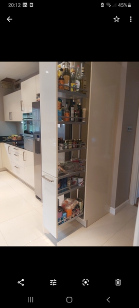 If you could only have two tall units in the kitchen....