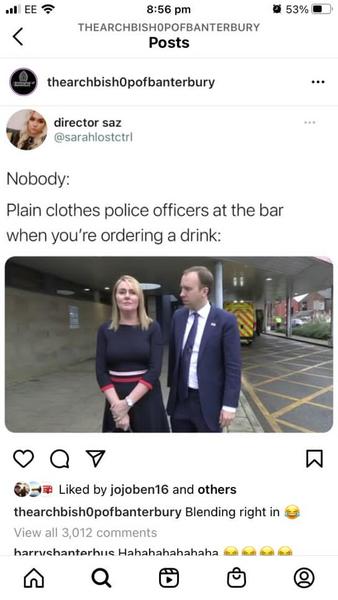 To fancy Matt Hancock?