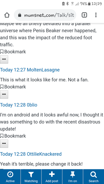 Changed view on iPhone?