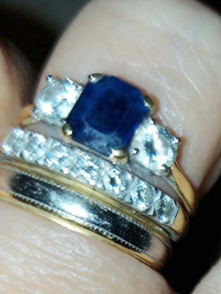 How many rings do you wear? (Engagement, wedding etc)