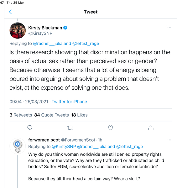 Kirsty Blackman SNP on diversity
