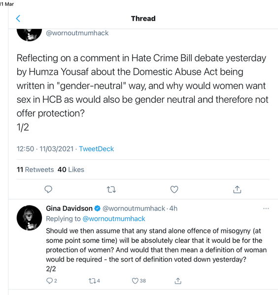 SNP supporters and the hate crime bill