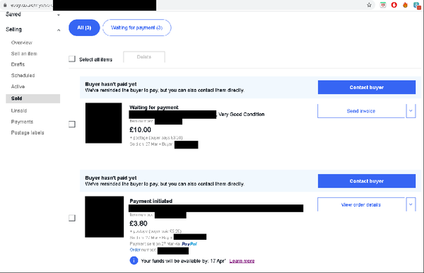 New to ebay, having some problems