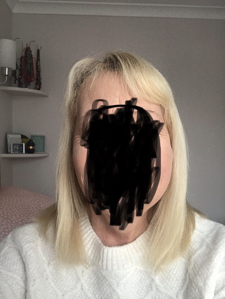 Long dark hair to blonde bob?