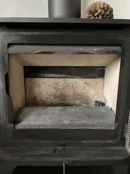 Log burner thing has slipped