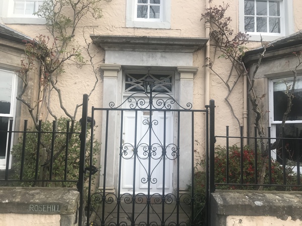 Plants either side of front door (photos)