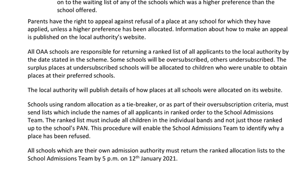 How do you pick a secondary school?