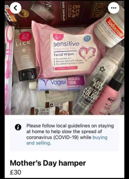 To think you must really hate your mum to buy this