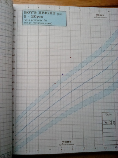 Anyone had a high percentile baby and did they ever slow down?