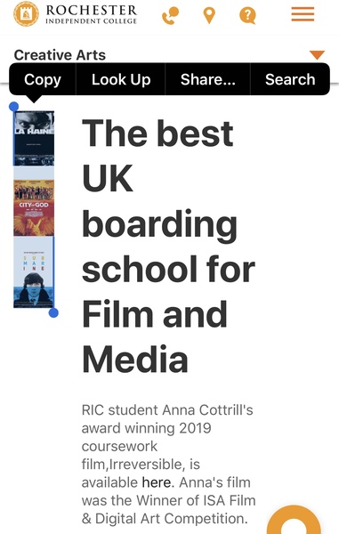 Boarding Sixth Form Film Studies