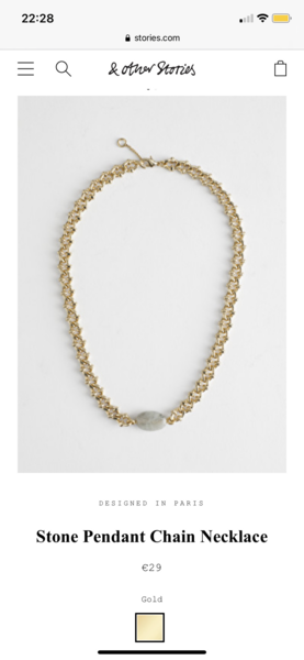 Something similar (cheaper!) than this MV necklace please?