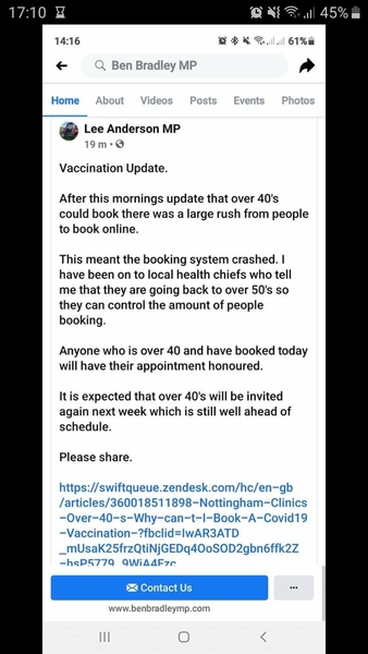 16.8 million people vaccinated already - brilliant!