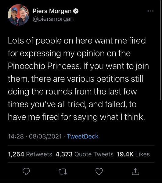 Conspiracy theories about Piers Morgan now