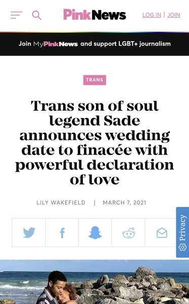 Pnink news: Sade's child