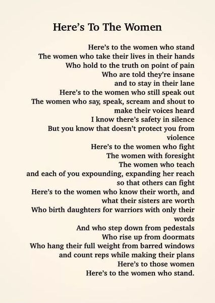 Here's To The Women