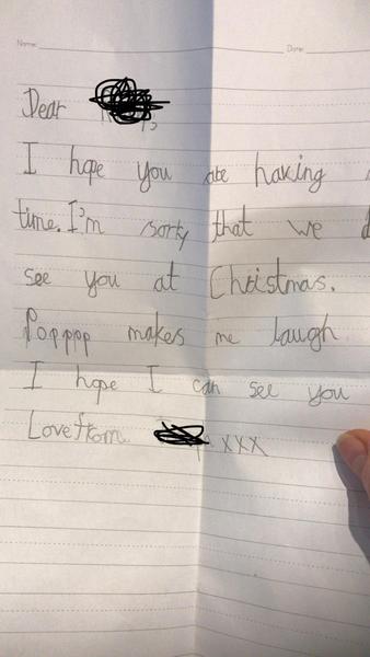 Aibu does anyone else have a five year old who writes like this?