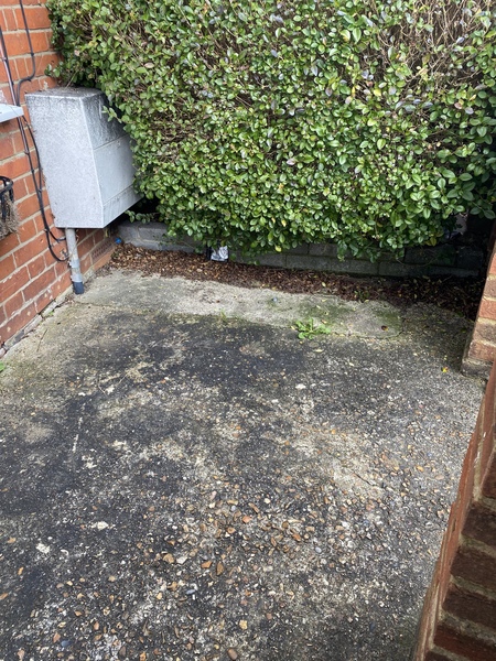 Digging up concrete frontage in Victorian house
