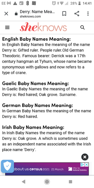 Names for a red haired boy with an impish look?