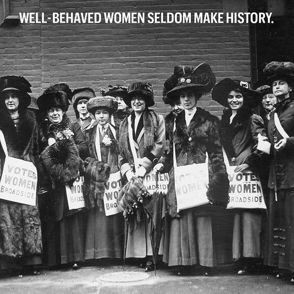 We should talk about exclusively women's spaces