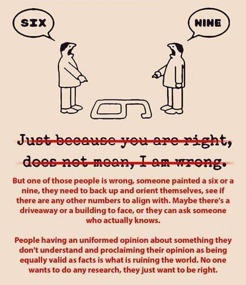 To think 'my truth' or 'your truth' doesn't mean THE truth?