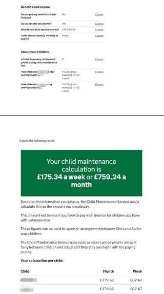 Would a solicitor do much better for me than ex-H's calculations?