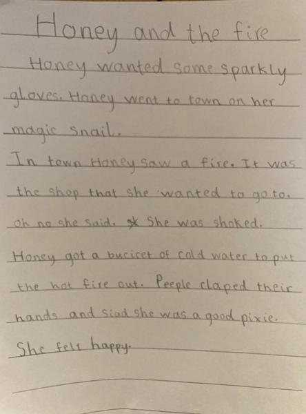 Aibu does anyone else have a five year old who writes like this?