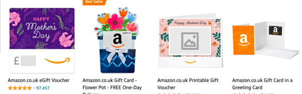 Is this a reach or....? Amazon mother's day trans flag giftcard