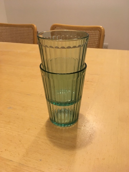Help! How to unwedge stuck drinking glasses!