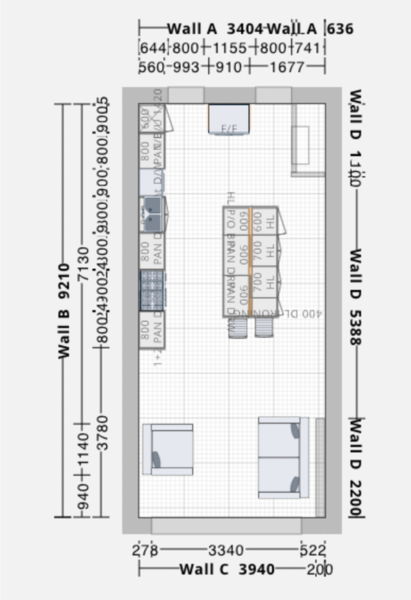 Please critique my kitchen design