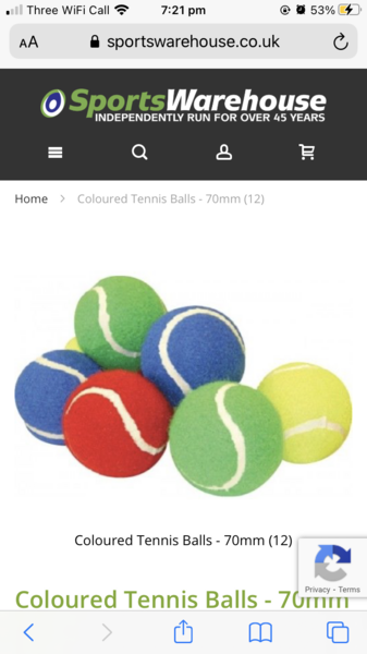 What colour are tennis balls