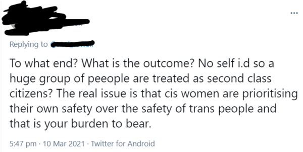 The cognitive dissonance from 'TWAW' women