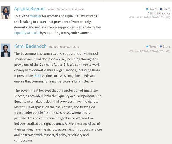 Kemi Badenoch - sensible response