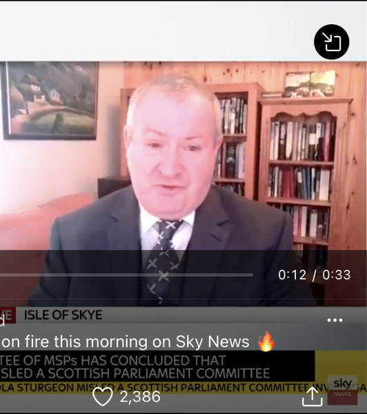 Ian Blackford's painting!