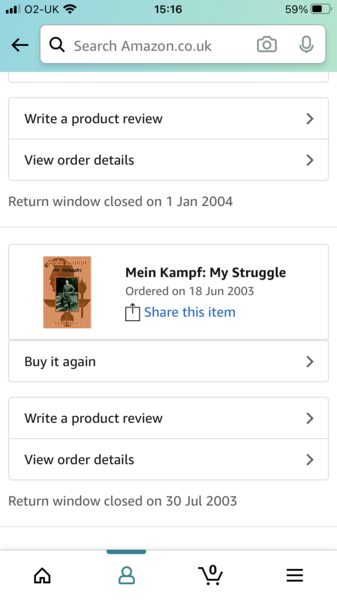 What was the first thing you ever bought on amazon?