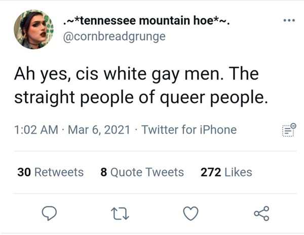 Evidence of TRA /Gender Idealogue Homophobia