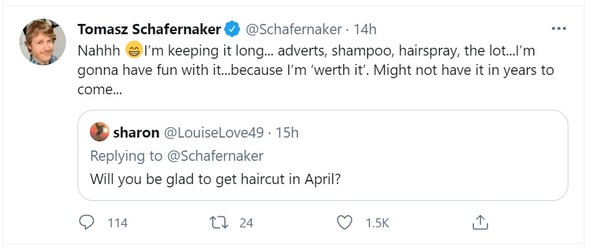Thomas Schafernacker hair (BBC weather)
