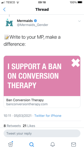 Parliamentary debate on Monday to ban gay conversion therapy