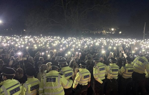 To ask women and girls to walk with candles tonight at 6pm - in your local park or wherever you choose