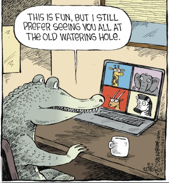 To feel sad that the world of work as we knew it has gone forever?
