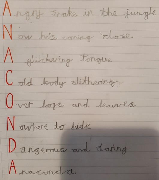 Aibu does anyone else have a five year old who writes like this?