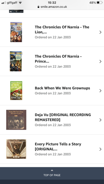 What was the first thing you ever bought on amazon?