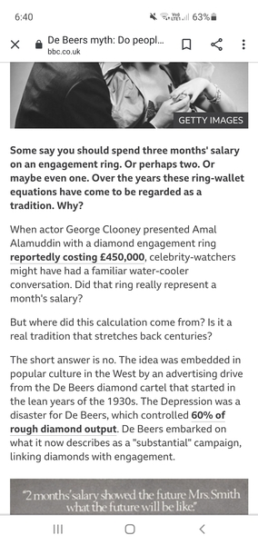 How much did he/should he spend on your engagement ring?