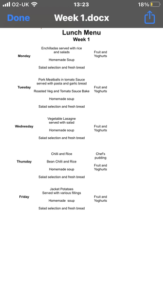 To wonder why school meals include a pudding every day