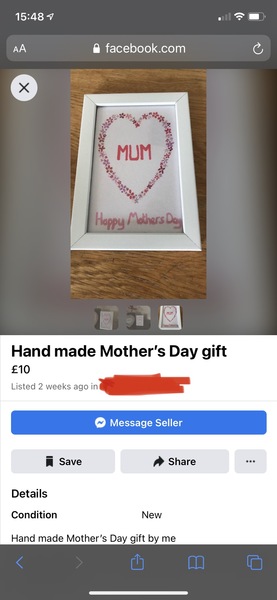 Mother's Day Facebook tat