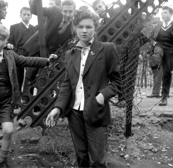 Teddy girls in the 1950s