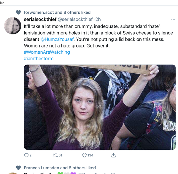 SNP supporters and the hate crime bill