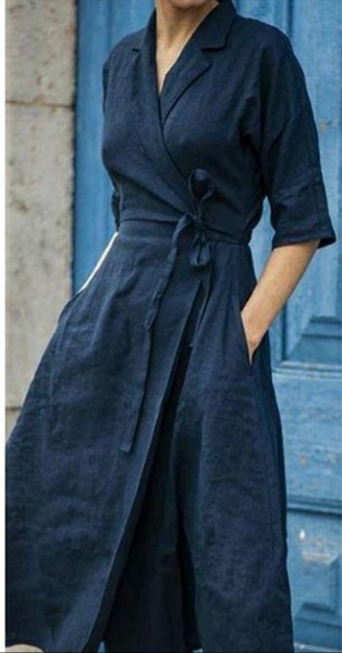 Help to find this wraparound linen dress?