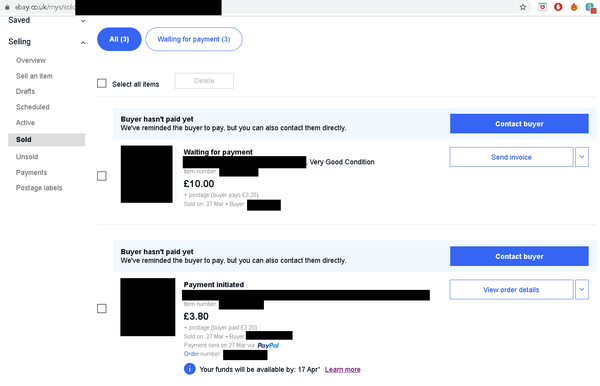 New to ebay, having some problems