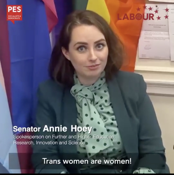 Irish Labour Party - promotion for IWD - however...